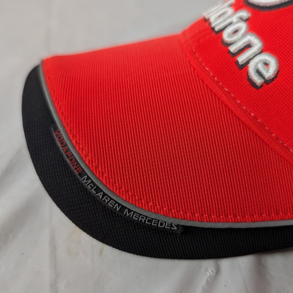 Vodafone McLaren Mercedes Cap Men's One Size Formula 1 Racing Orange & Black - Picture 3 of 10